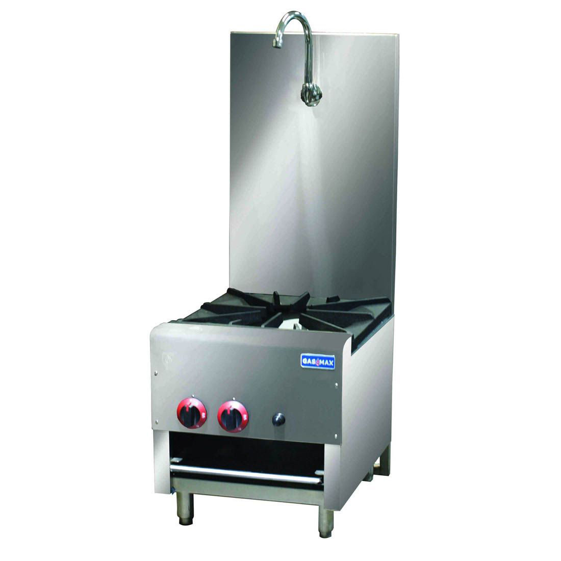 Gasmax RB-1B Gas Dual Ring Single Burner with Built in Faucet