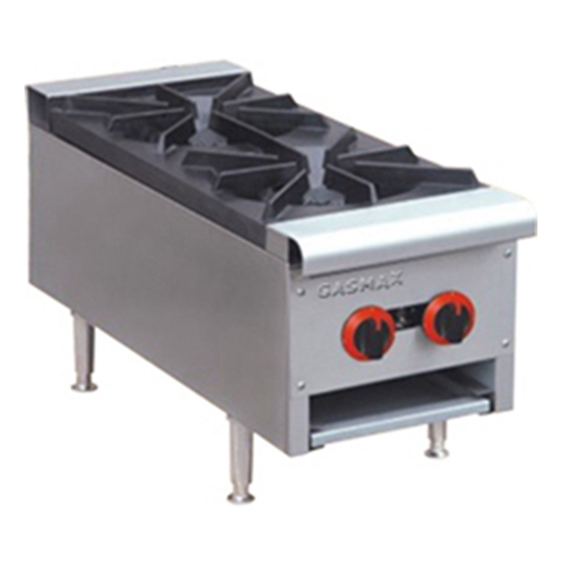 Gasmax RB-2LPG(R) Heavy Duty Two LPG Gas Burners Hob