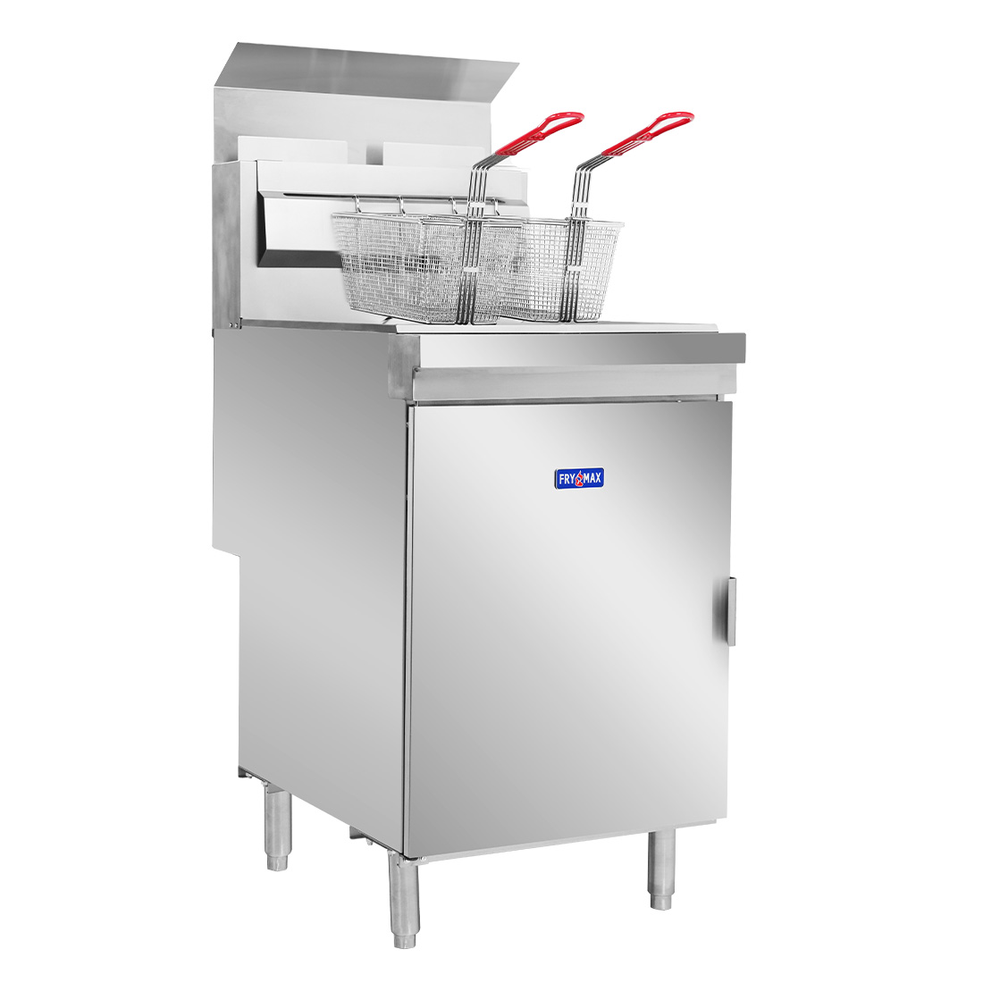 Gasmax RC400TE Superfast Natural Gas Tube Twin Vat Fryer