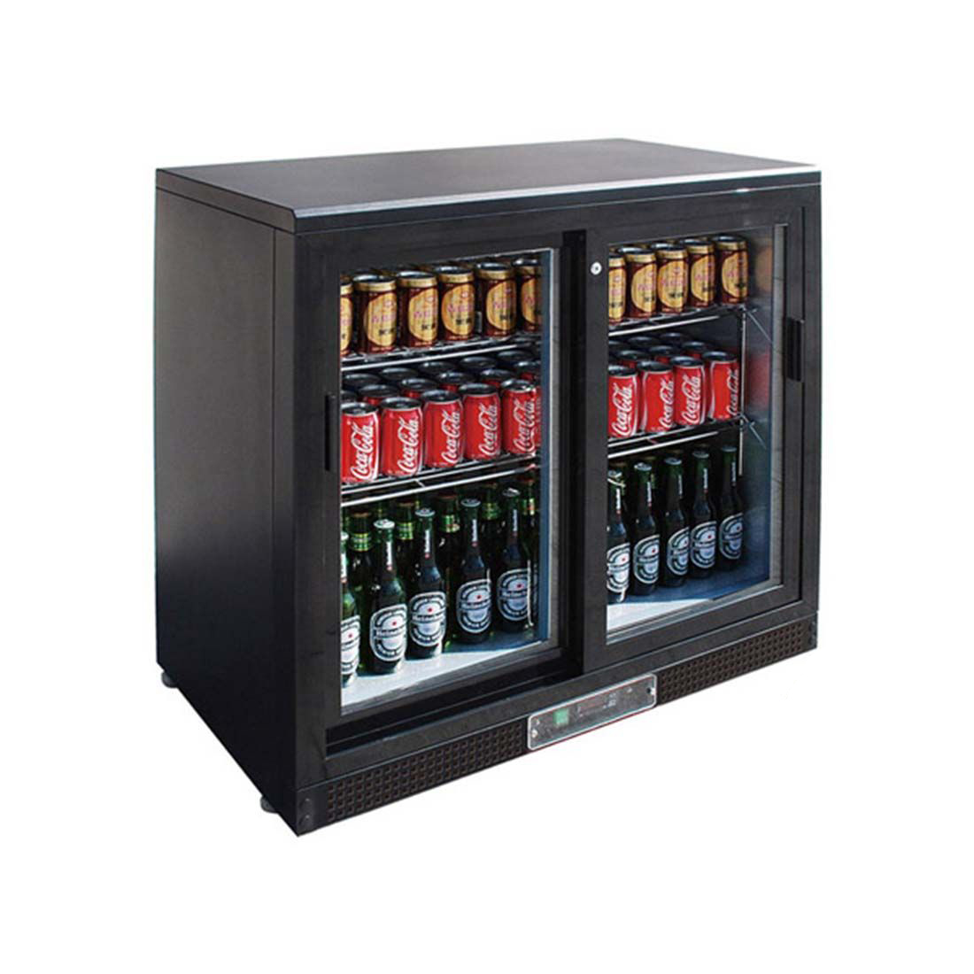 Thermaster SC248SD Double Sliding Door Drink Fridge/Cooler