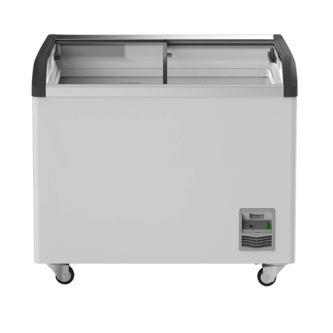 Thermaster SD-306K Heavy Duty Supermarket Glass Sliding Lid Freezers 306L