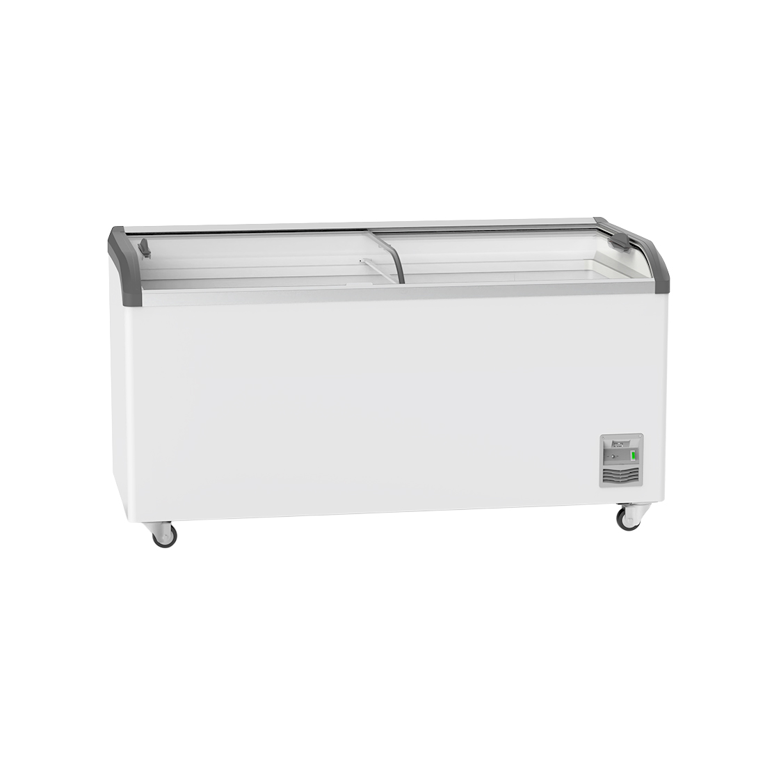 Thermaster SD-576K Heavy Duty Supermarket Glass Sliding Lid Freezers 576L