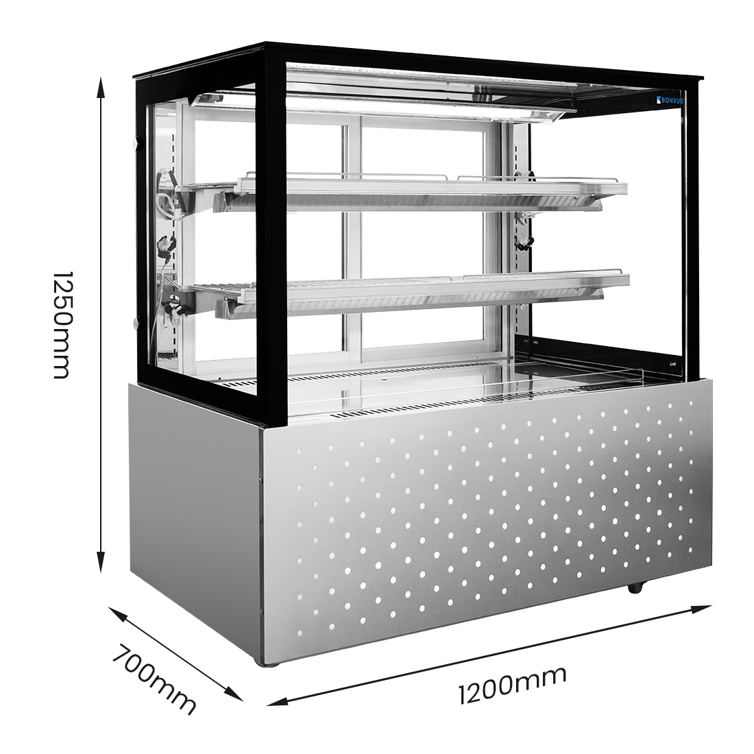 Bonvue SG120FE-2XB Heated Food Display