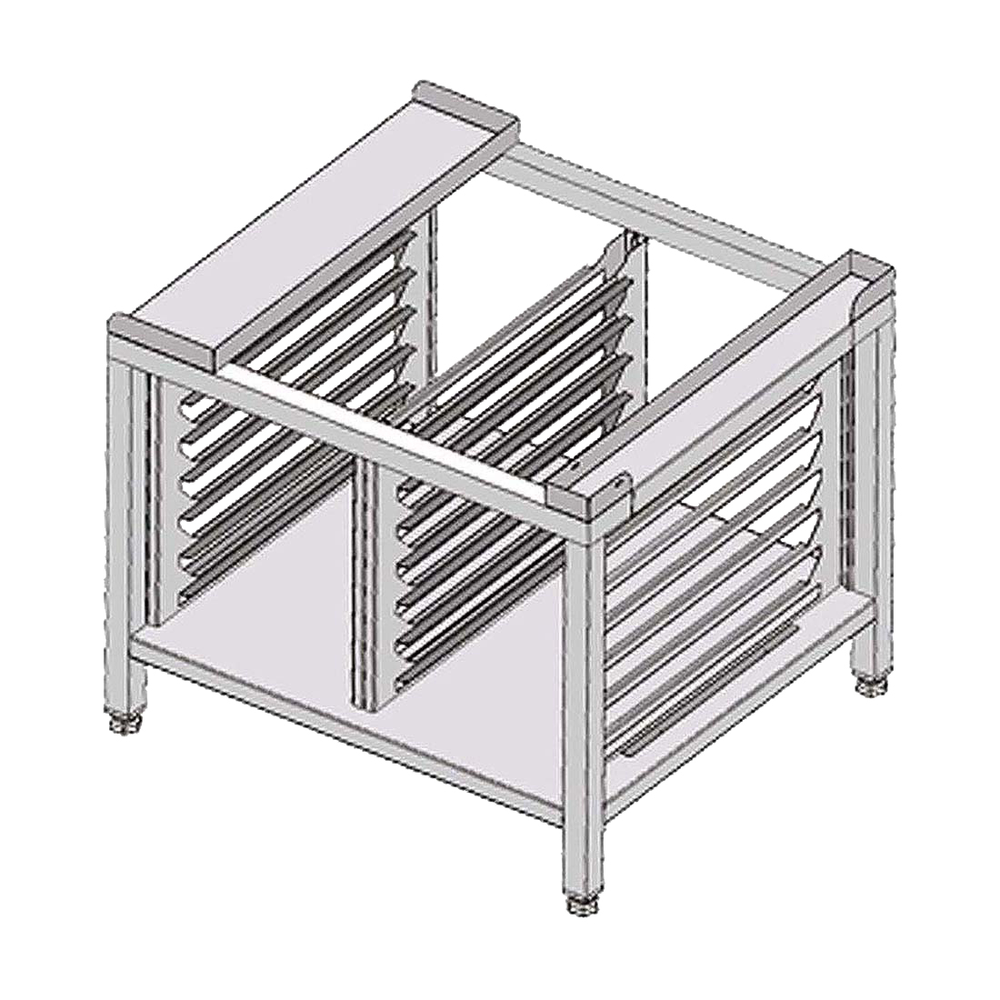 Fagor SH-11-B Stand with 12 sets of guides to hold 1/1GN trays