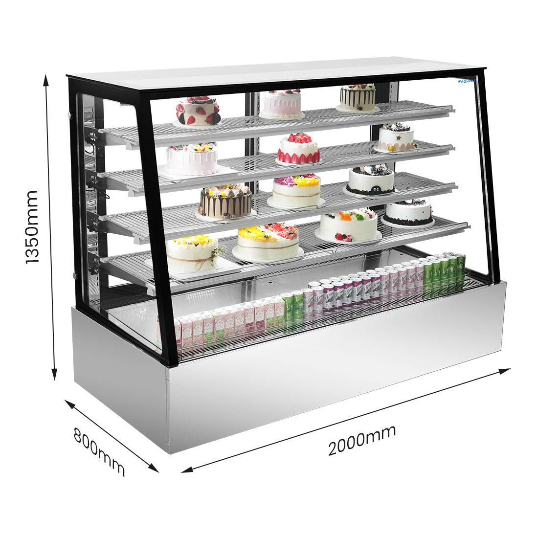 Bonvue SLP860C Deluxe Chilled Display Cabinet