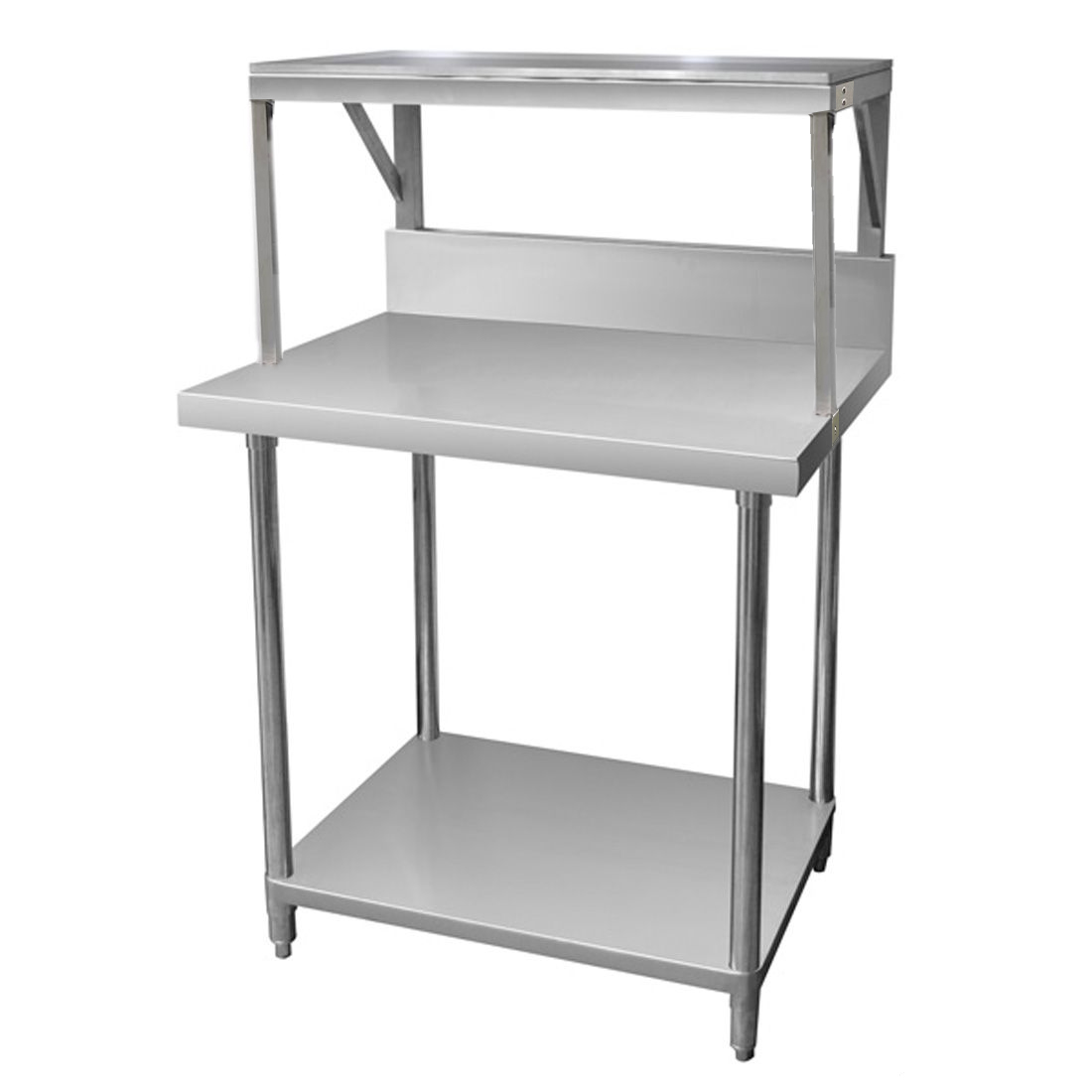 Gasmax SMB-7-0900 Heavy Duty Salamander Bench with Shelf Braces