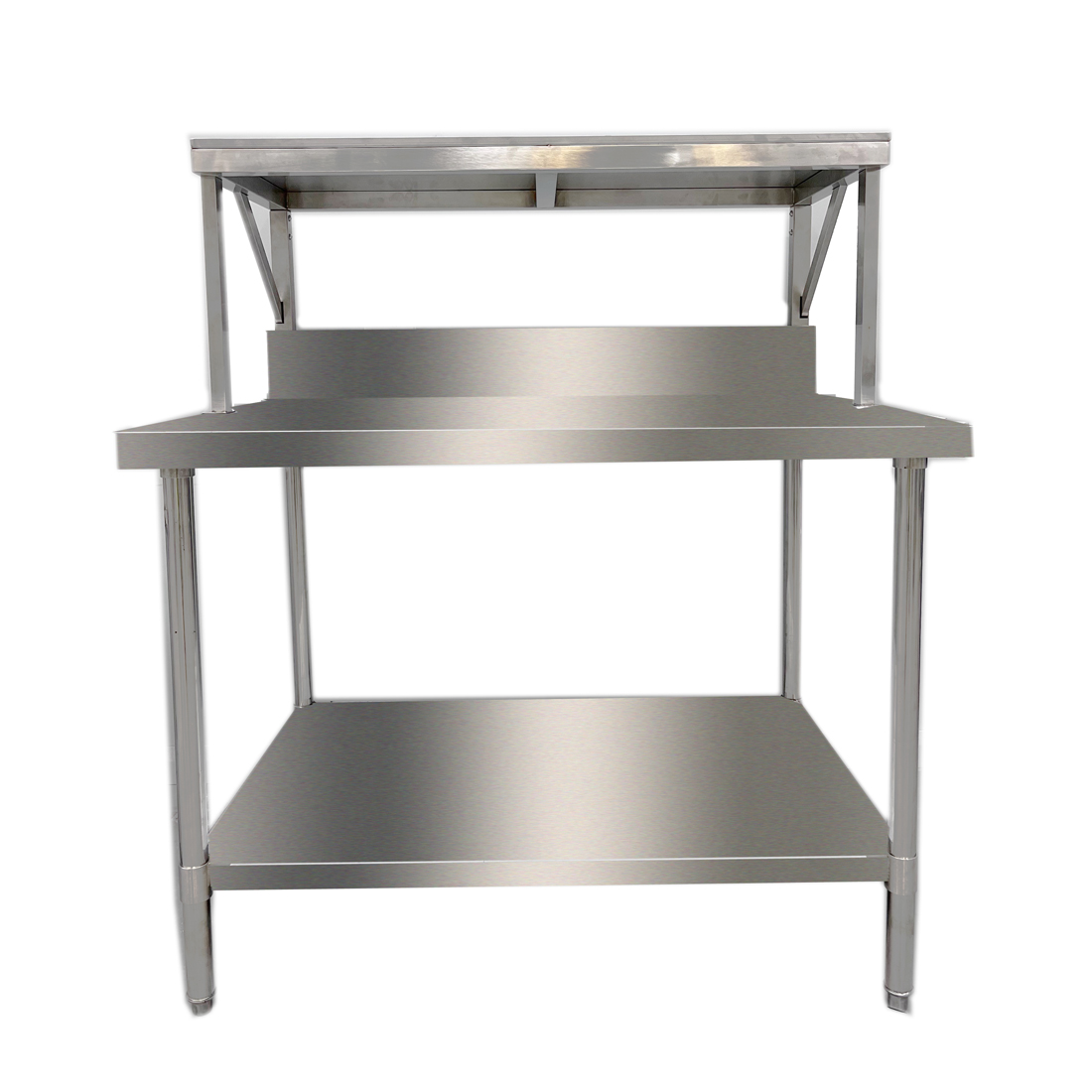 Gasmax SMB-8-1200 Modular Heavy Duty Salamander Bench with Shelf Braces