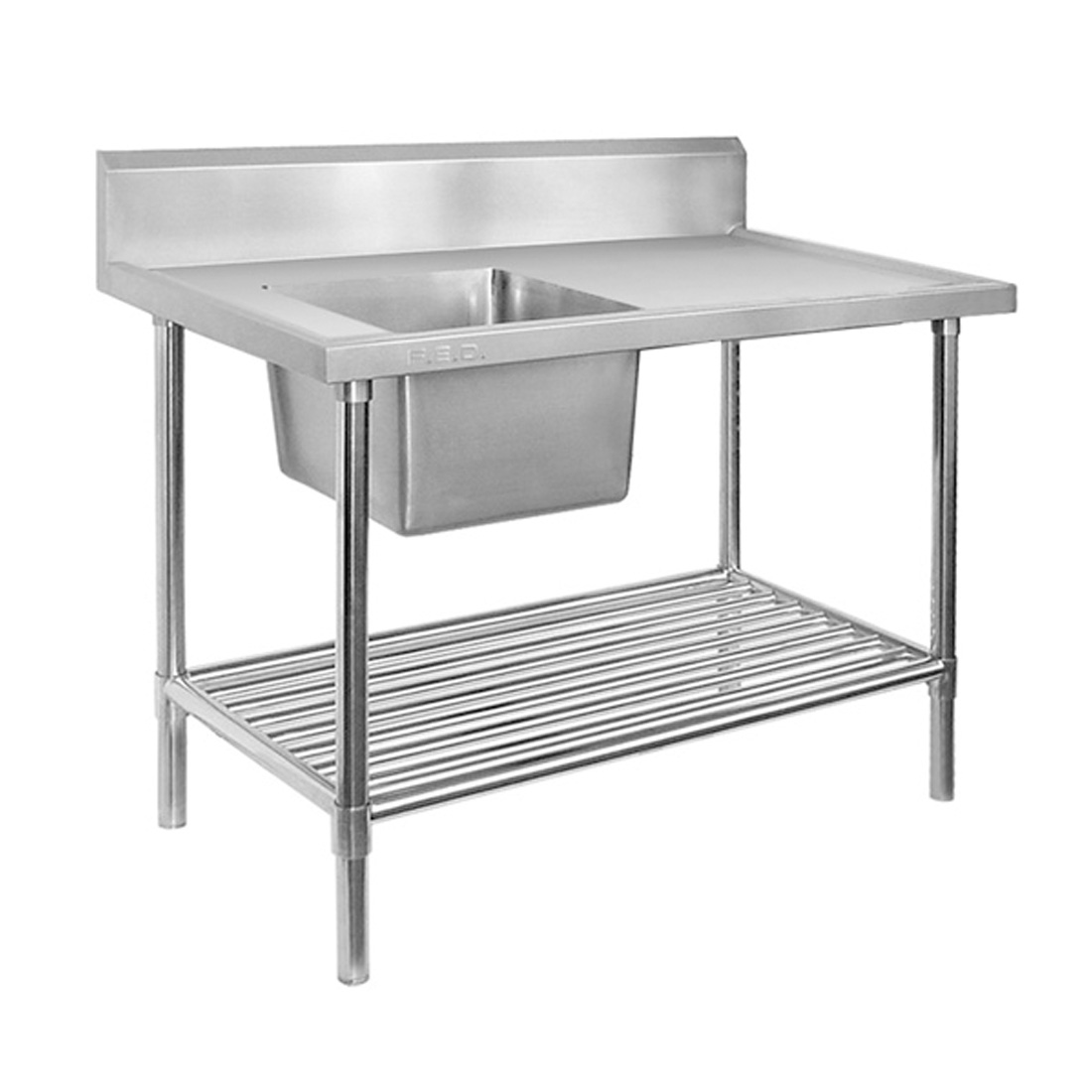 Modular Systems SSB7-1800L/A Single Left Sink Bench with Pot Undershelf