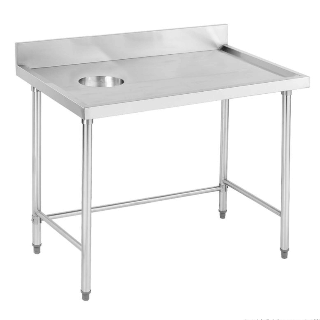 Modular Systems SWCB-7-1200L Modular System High Quality Stainless Steel Bench with splashback