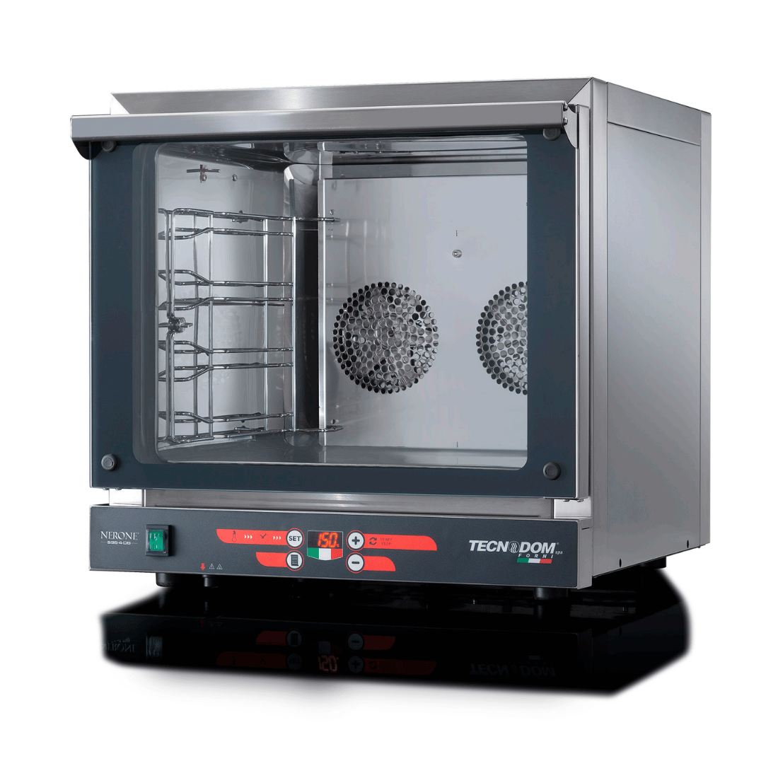 Tecnodom TDE-4CD Nerone EKO Digital 435x350 Tray Convection Oven