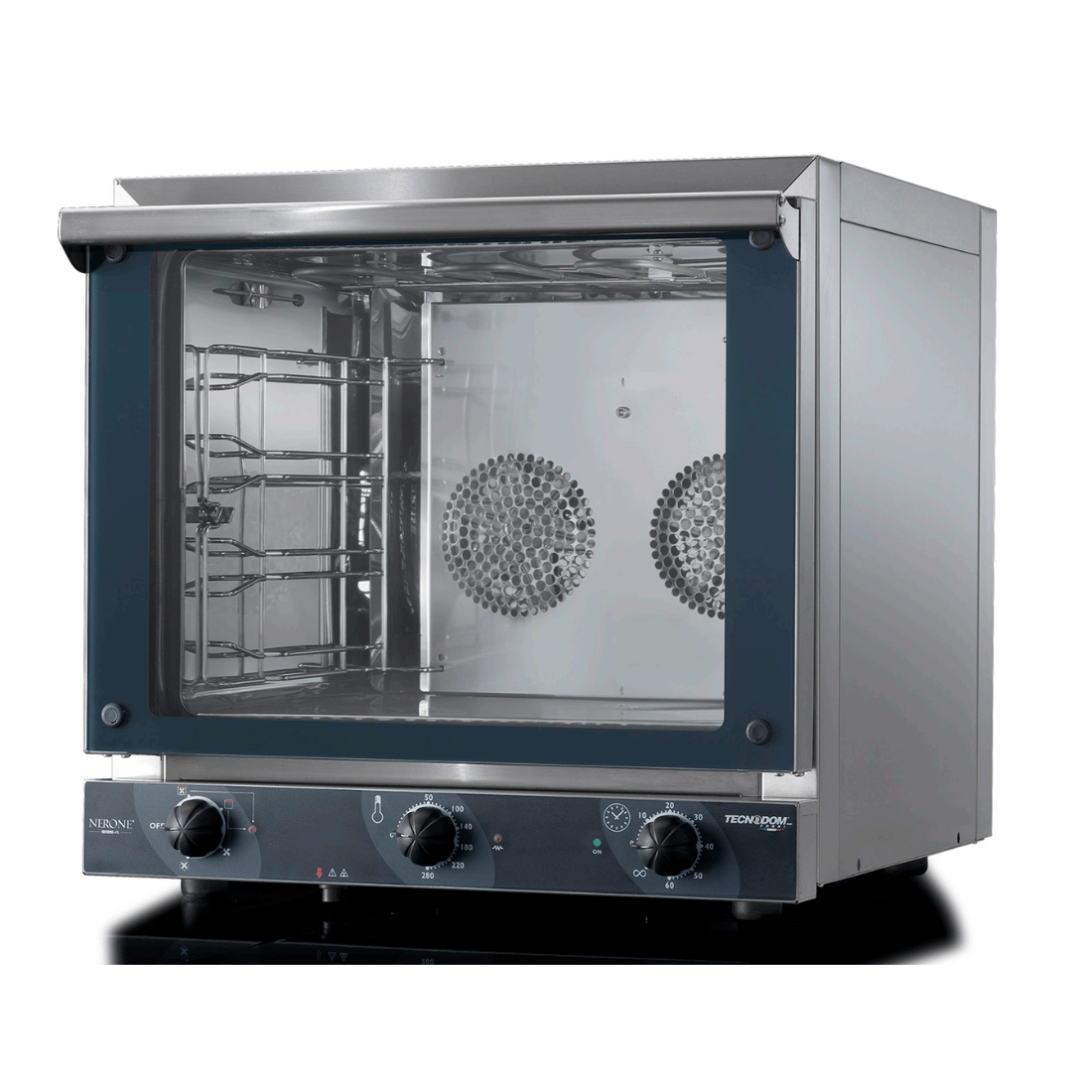 Tecnodom TDE-4CG Nerone EKO 435x350 Tray Convection Oven with Grill