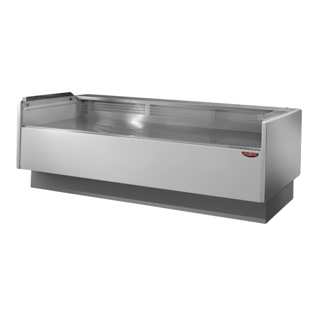 Tecnodom TDMR-0815SELF Serie MR80 Black 1520mm Self-serving Deli Display with Storage and Castors