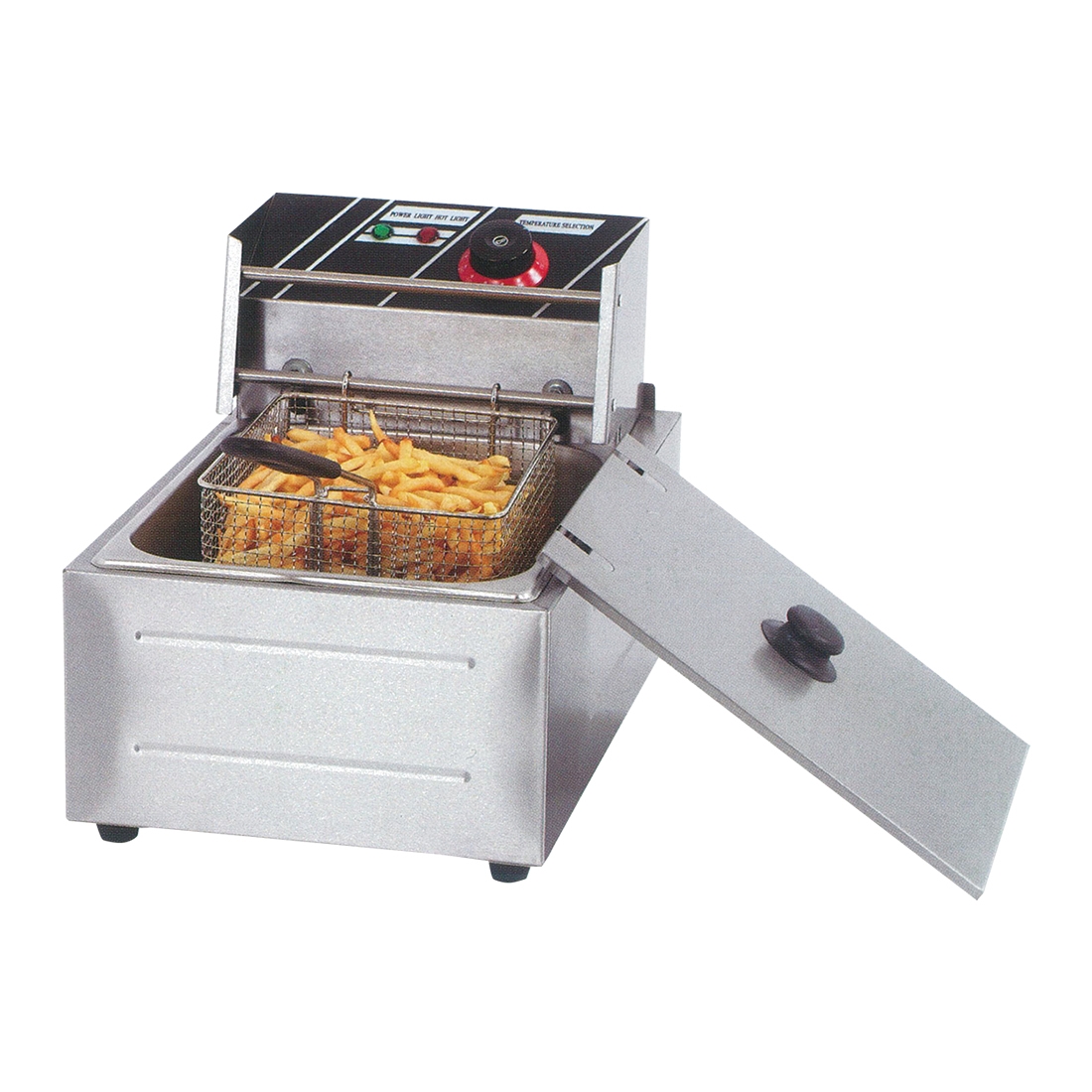 Electmax TEF-81KW Single Tank Electric Fryer 2.4kw