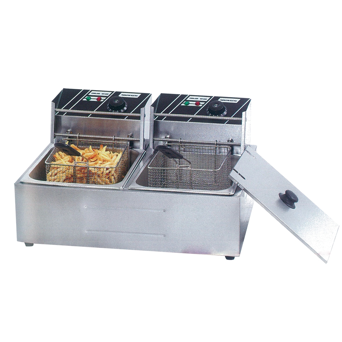 Benchstar TEF-82KW Double Tank Electric Fryer