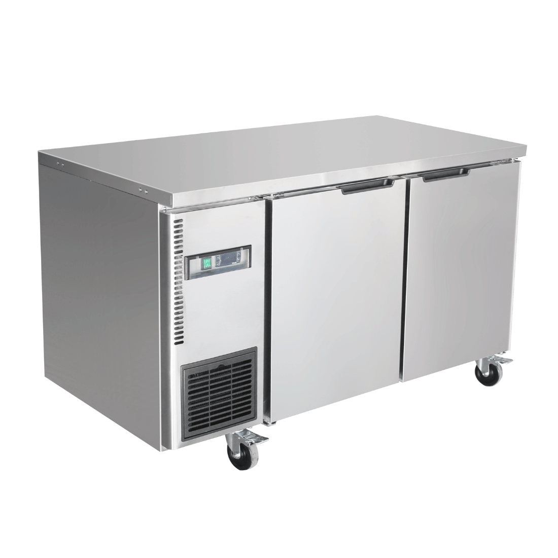 Thermaster TL1200BT Stainless Steel Double Door Workbench Freezer