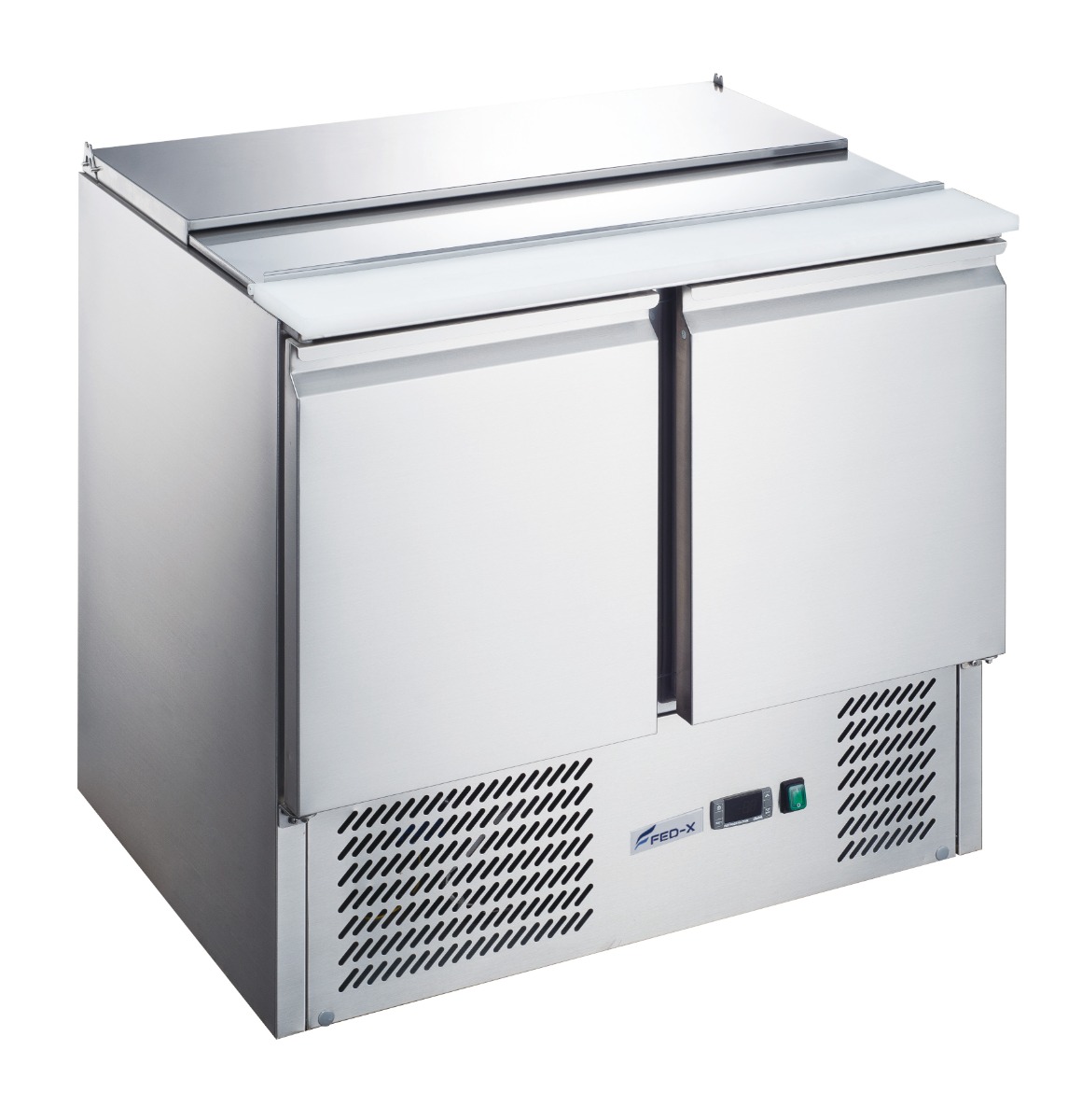 FED-X XGNS900S Two Door Salad Prep Fridge