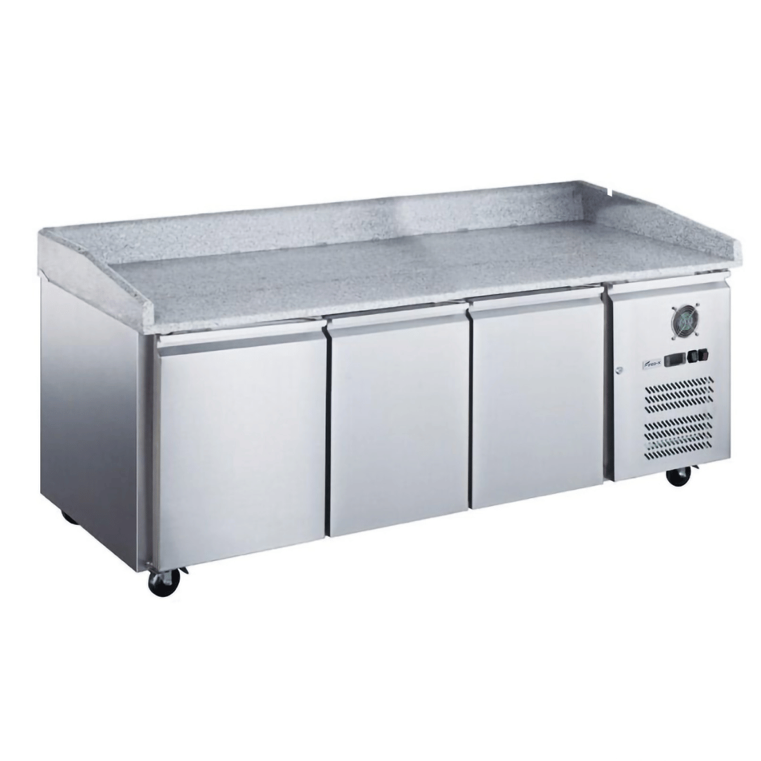 FED-X XPZ3600TN Three Door Standard Saladette On Castors