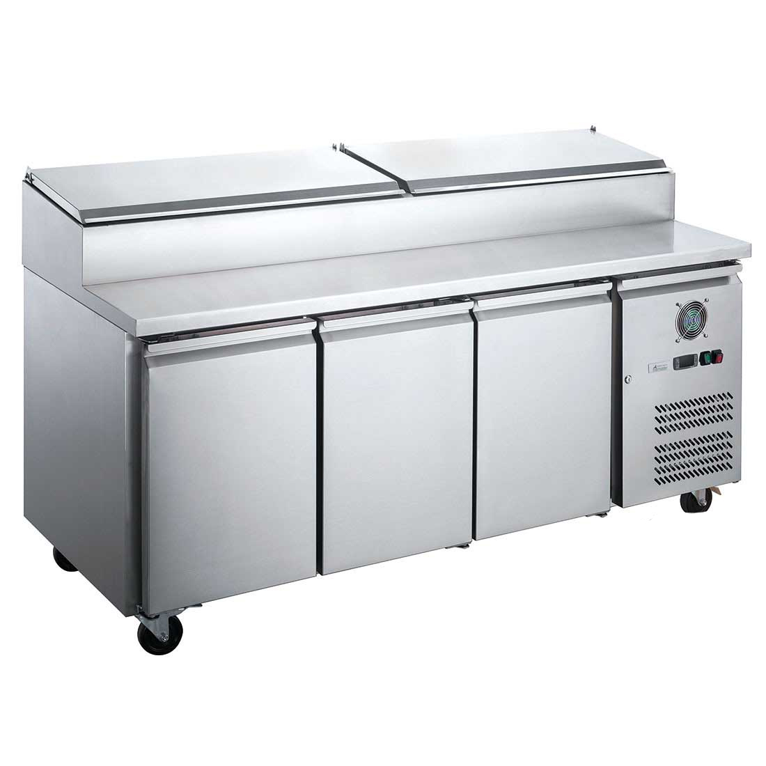 FED-X XSS8C20S3V S/S Three Door Sandwich Counter