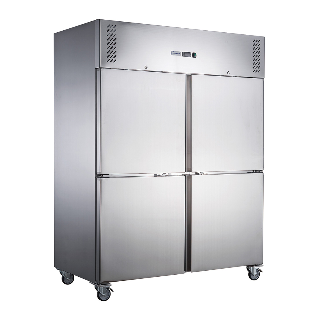 FED-X XURC1410S2V S/S Split Four-Door Upright Fridge