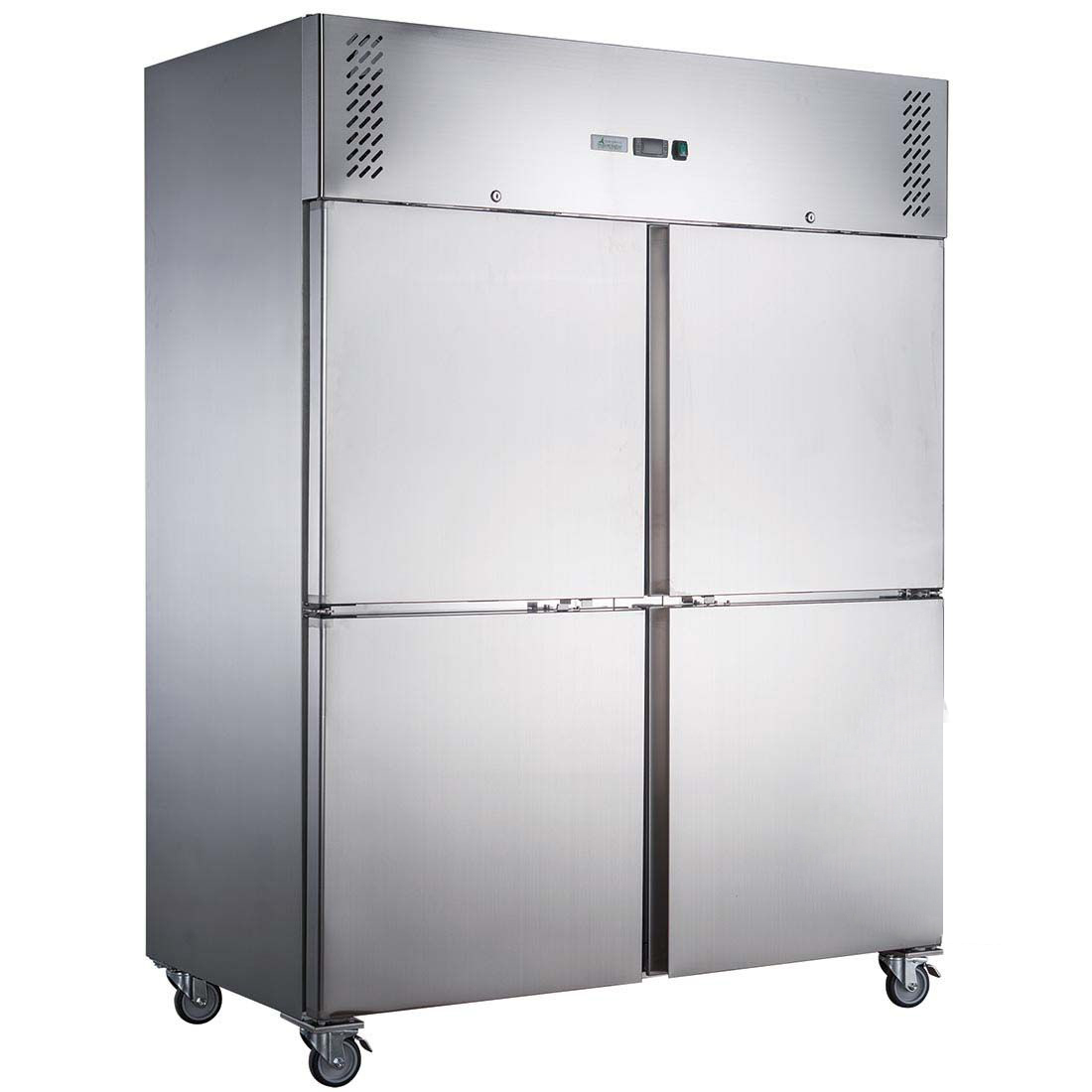 FED-X XURF1200S2V S/S Split Four-Door Upright Freezer