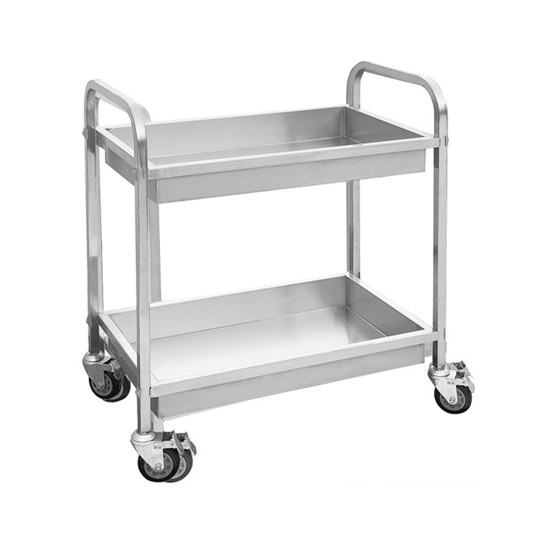 Modular Systems YC-102D Stainless Steel trolley with 2 shelves