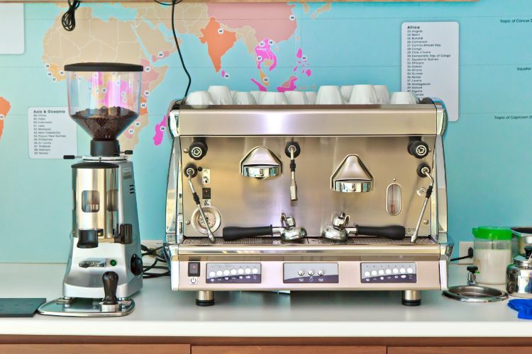 catering equipment on table