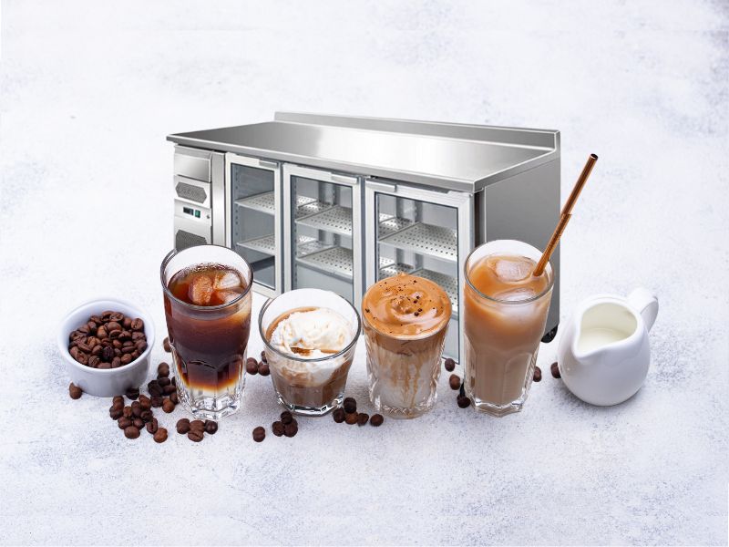 cold coffee and bar fridges