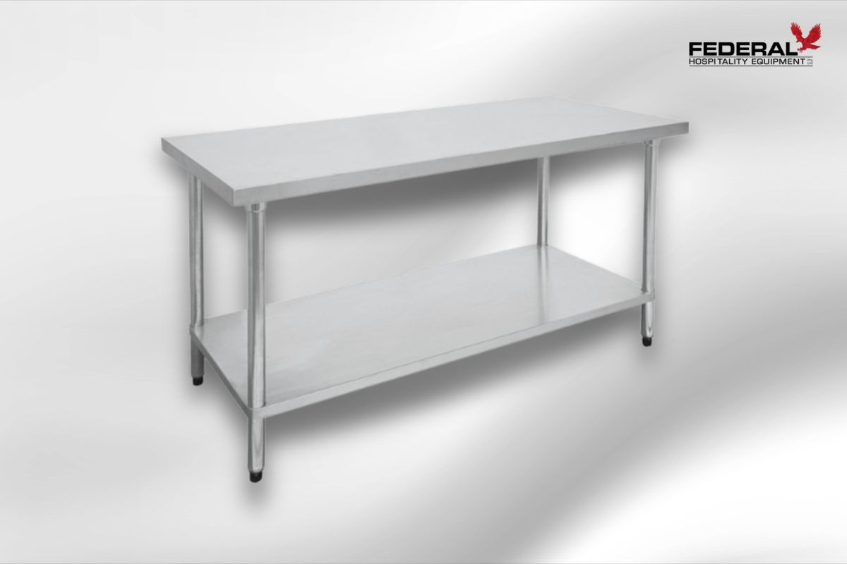 stainless steel benchtop