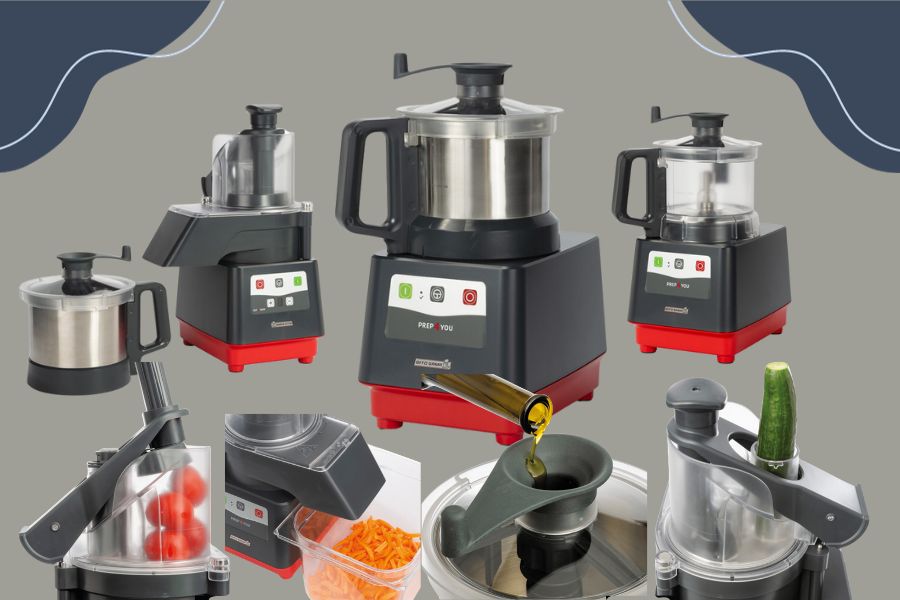 types of commercial food processors