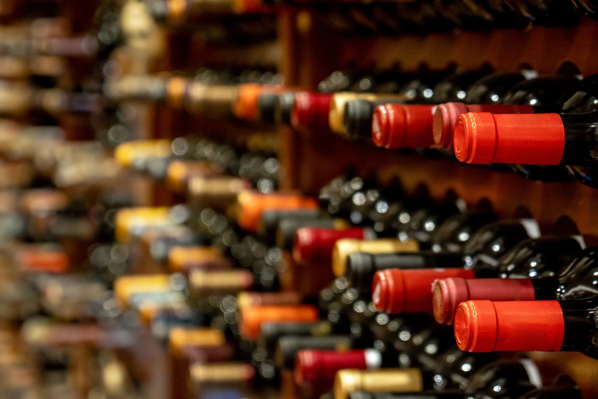 wine bottles