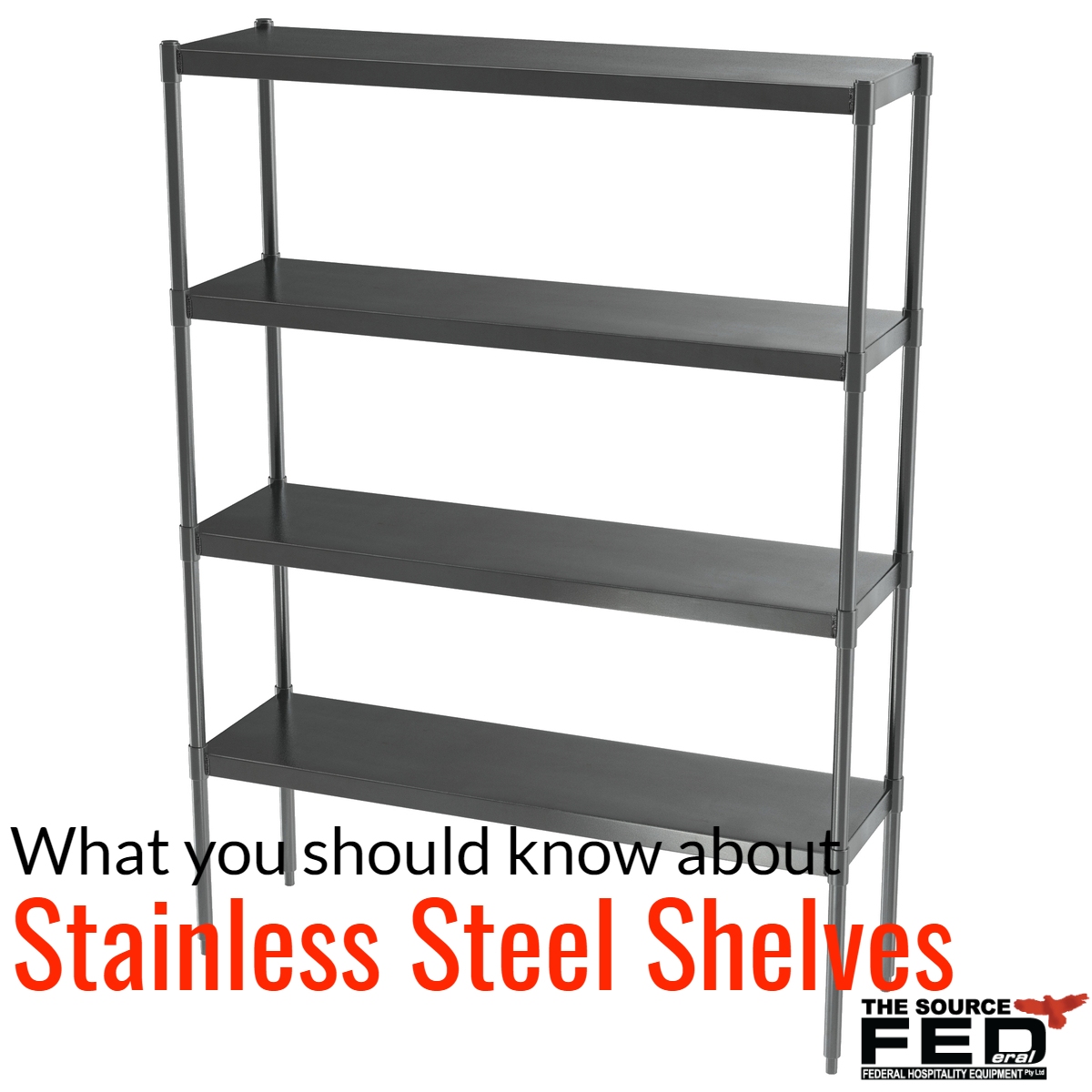 stainless steel shelves